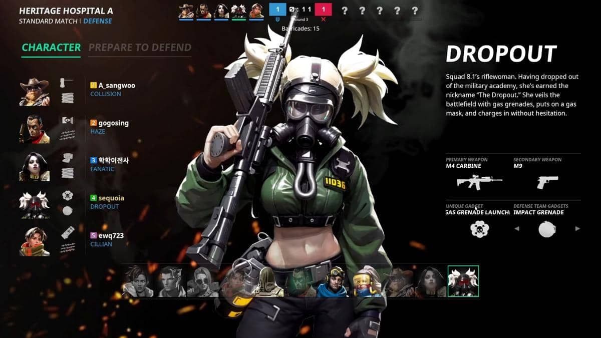 Gas launcher targeting interface