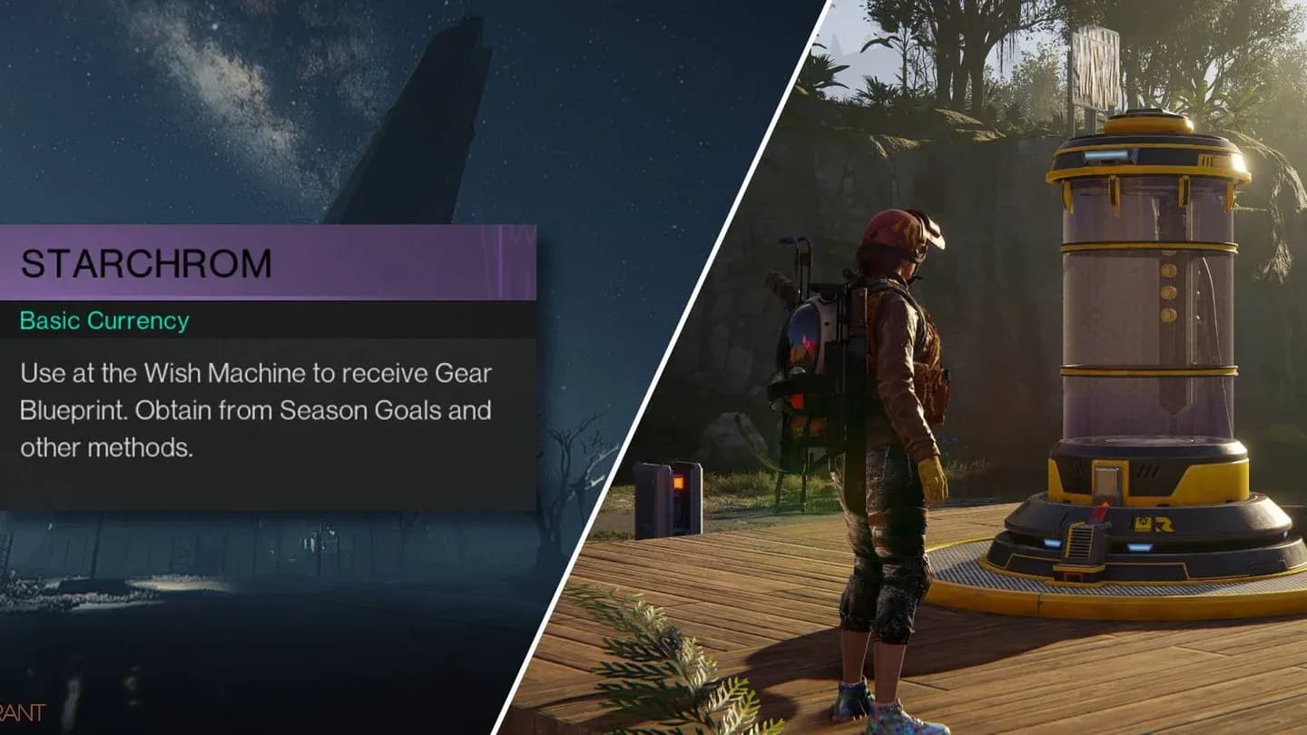 Starchrom replaces blueprint fragments