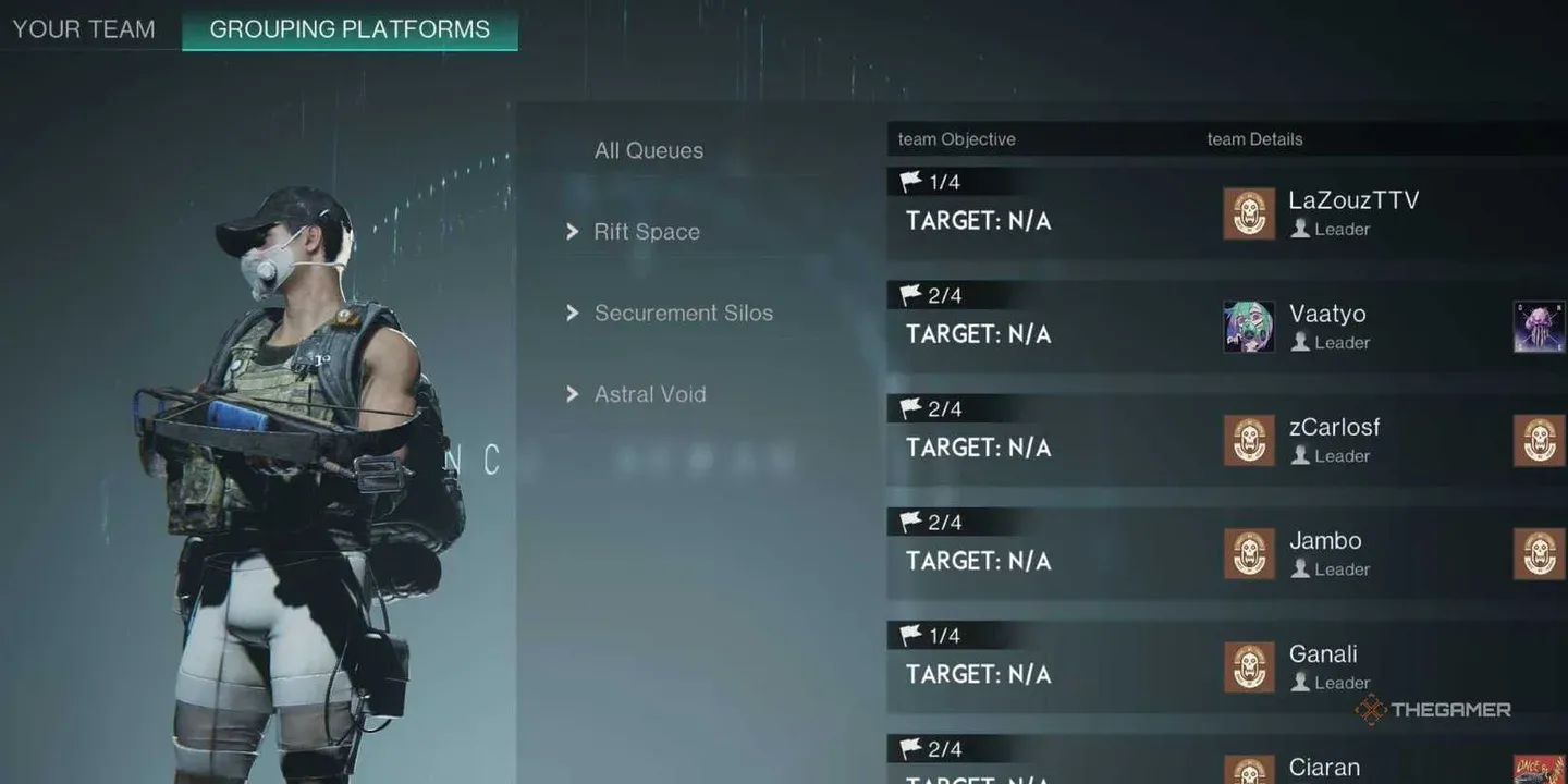 Cross-platform lobby in action