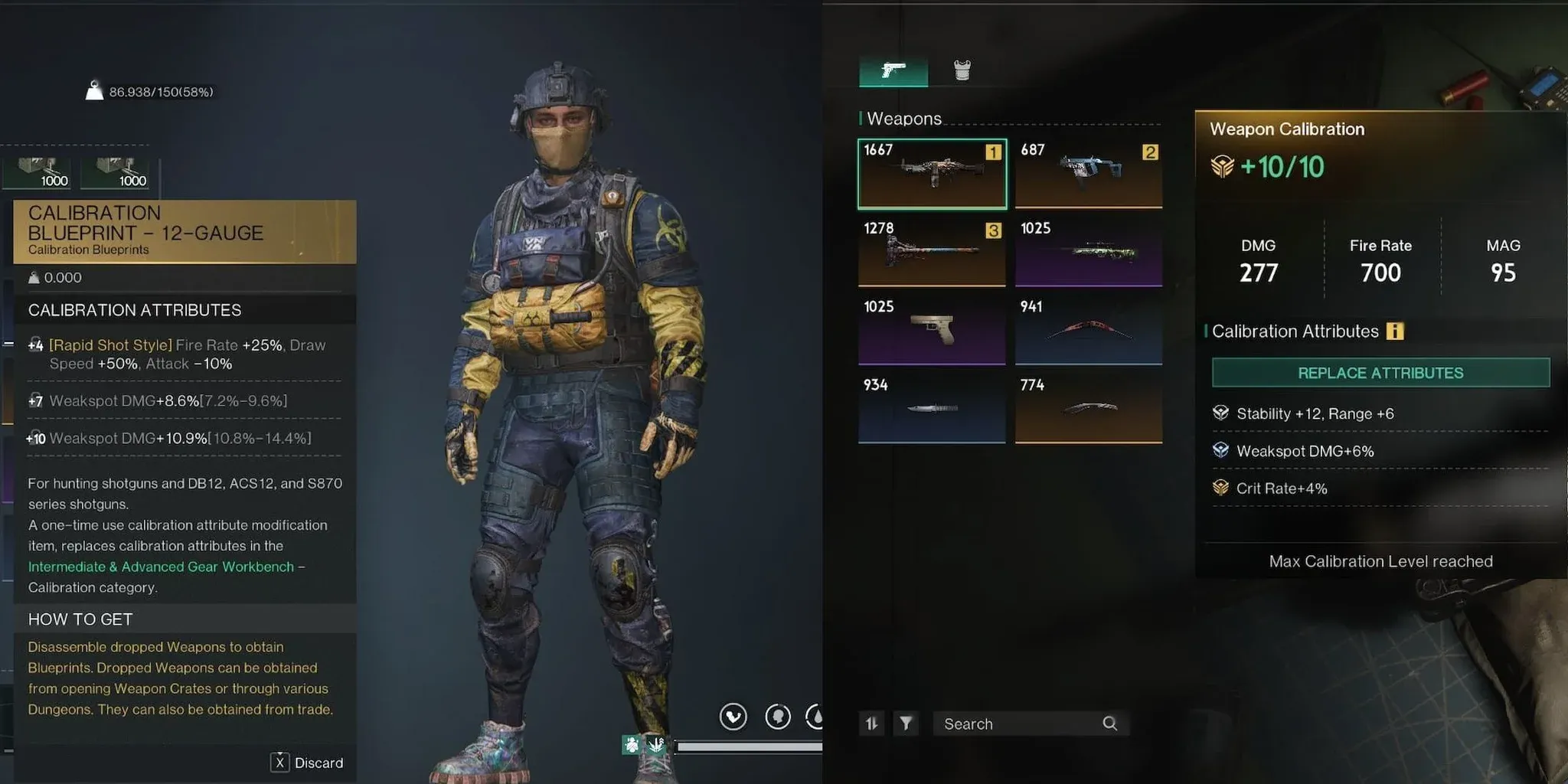 Farm Weapon Calibration Blueprints ...