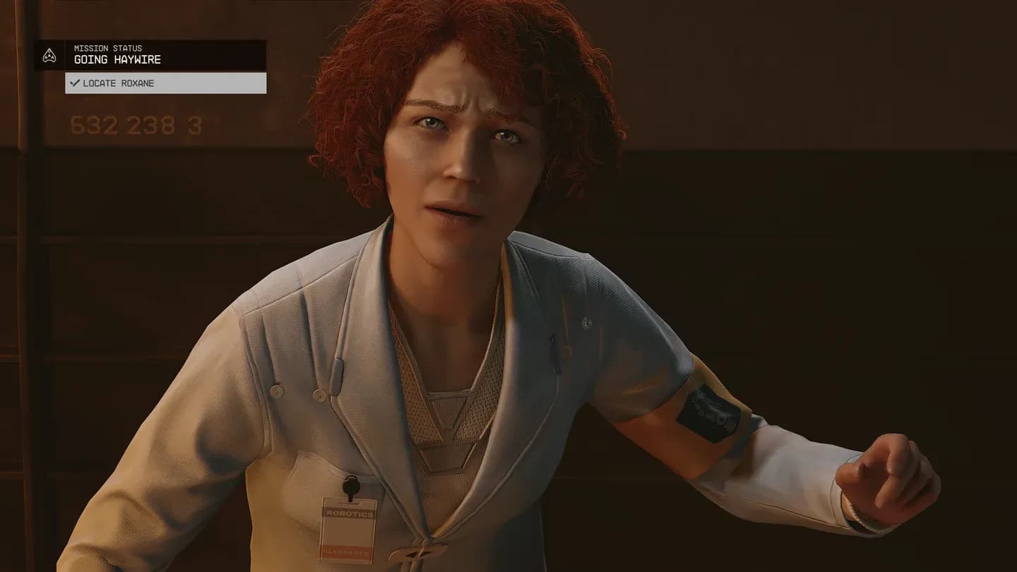 Roxanne alla stazione mineraria