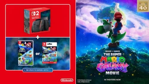 Bundle Nintendo Switch 2 Mario Galaxy: Ahorra $20 en juegos de hace 15 años image