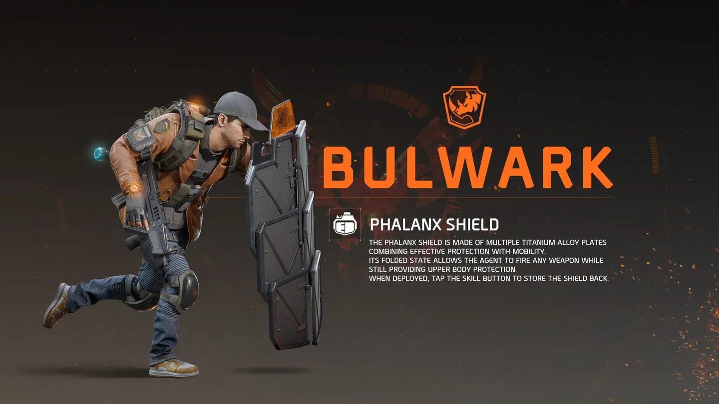 Bulwark shield in action