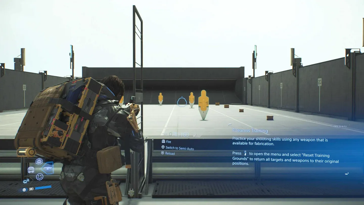 VR Training weapons terminal