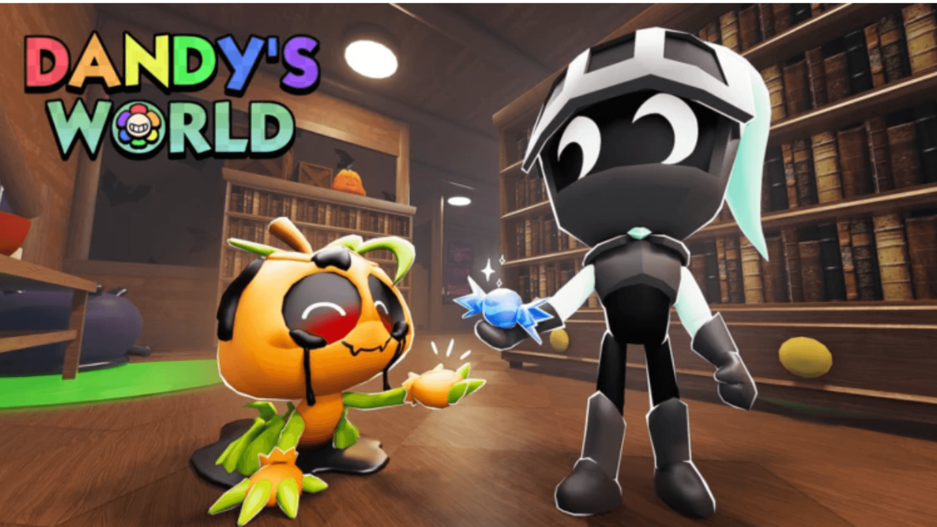 Dandy's World Roblox seasonal character artwork used only as an example of game-specific content, not as a The Hollow reward image
