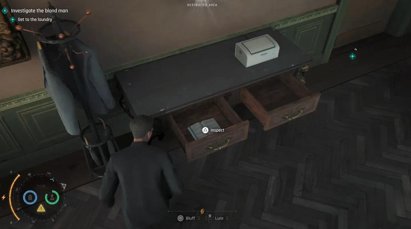 Manager's Office safe entry