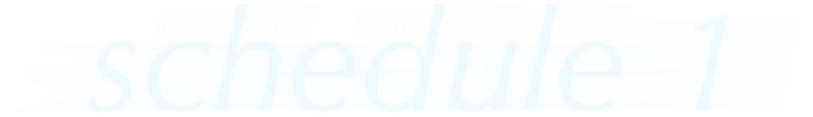 Schedule I logo