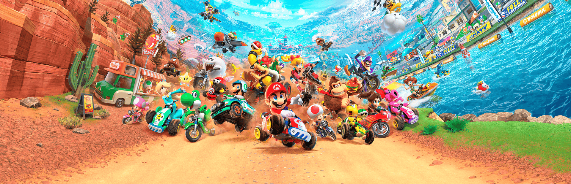 Mario Kart World Banner