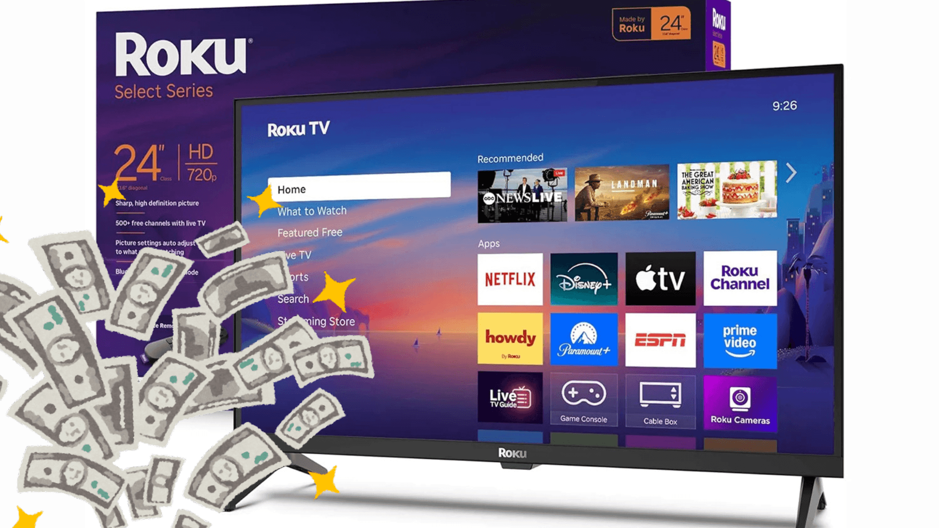 24-Inch Roku Smart TV Now $100 for Gaming