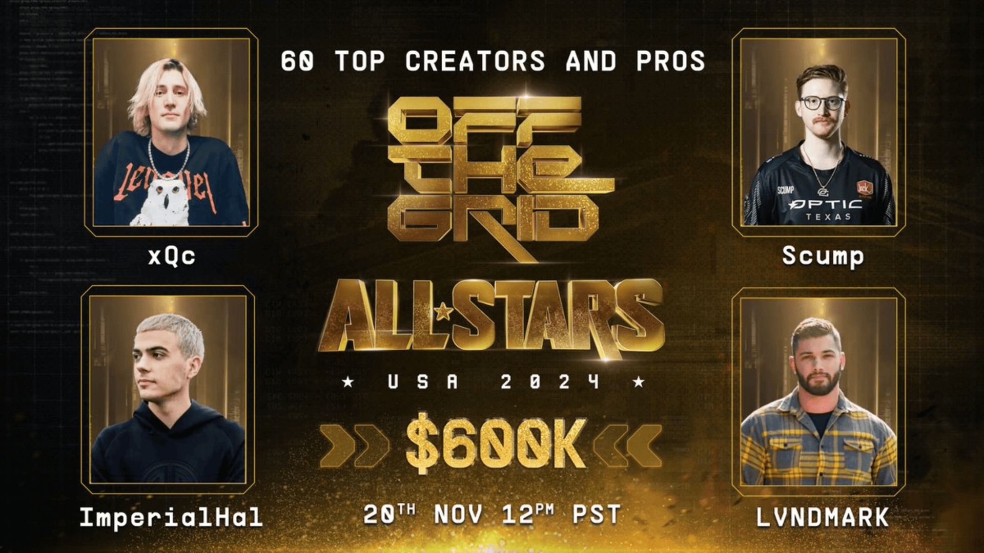 $600,000 Off The Grid All Stars Invitational 발표 image