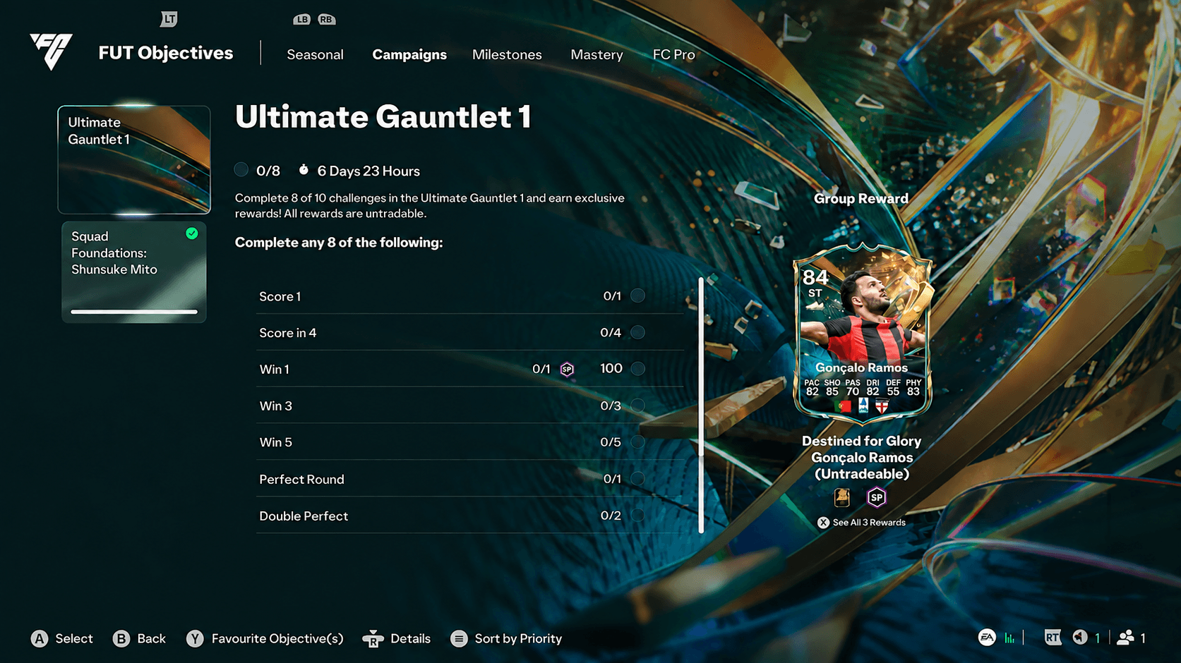 FC 27 Ultimate Gauntlet 1 가이드: 모든 챌린지 및 보상 완벽 정리