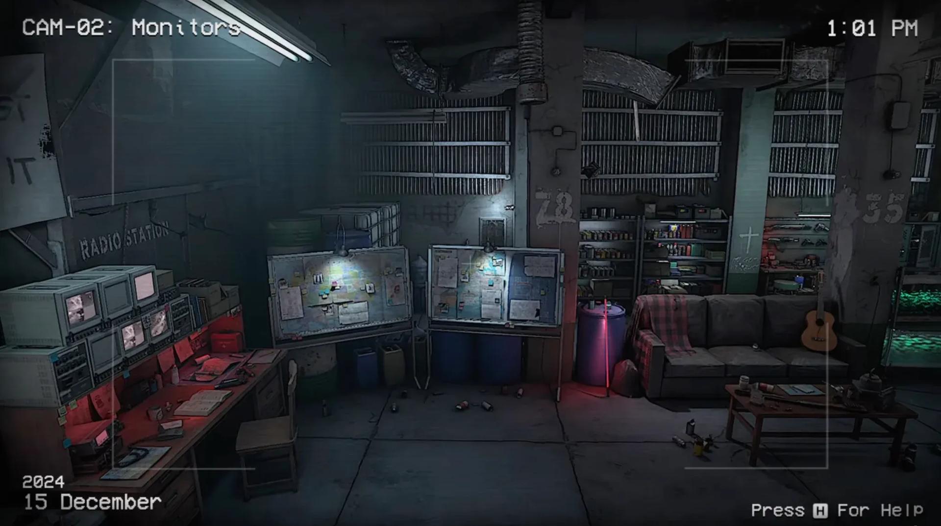 Customizable Horror Security Camera System For UE5