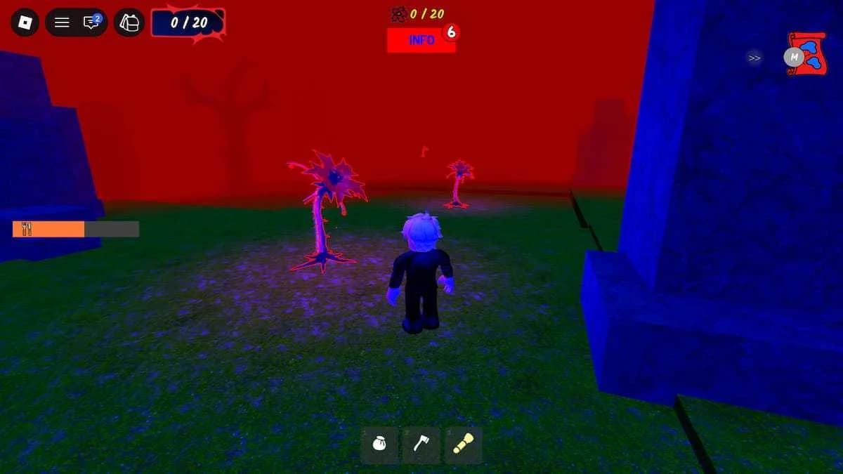 Void map showing Red Flower positions get the hollow event