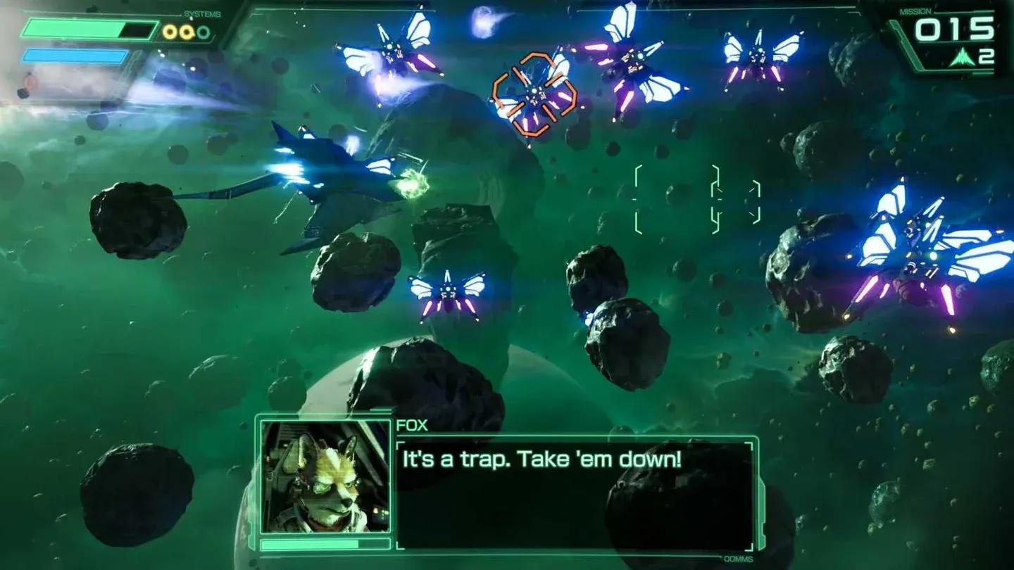 Charged shot targeting enemy group