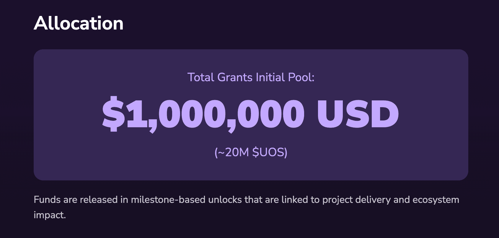 About Ultra's $1 Million Grant Program