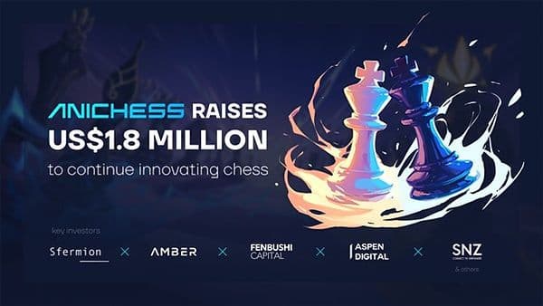 Anichess recauda $1.8 millones para su juego de ajedrez blockchain image