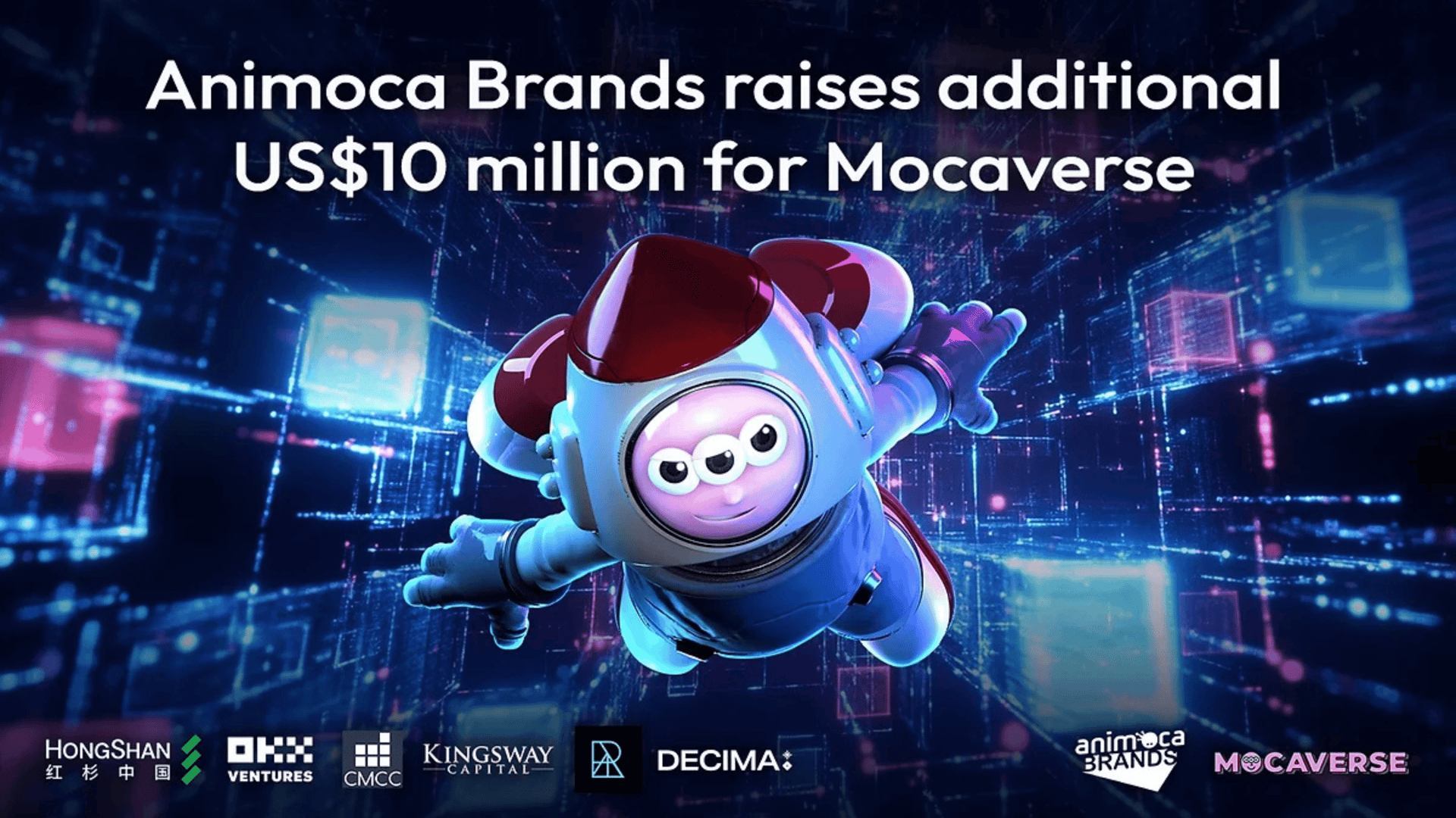 Animoca Brands、Mocaverse向けに1000万ドル調達 image