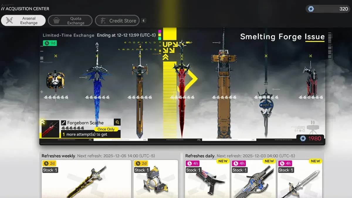 Arknights: Endfield Weapon Tier List: Best Weapons for Every Operator Class