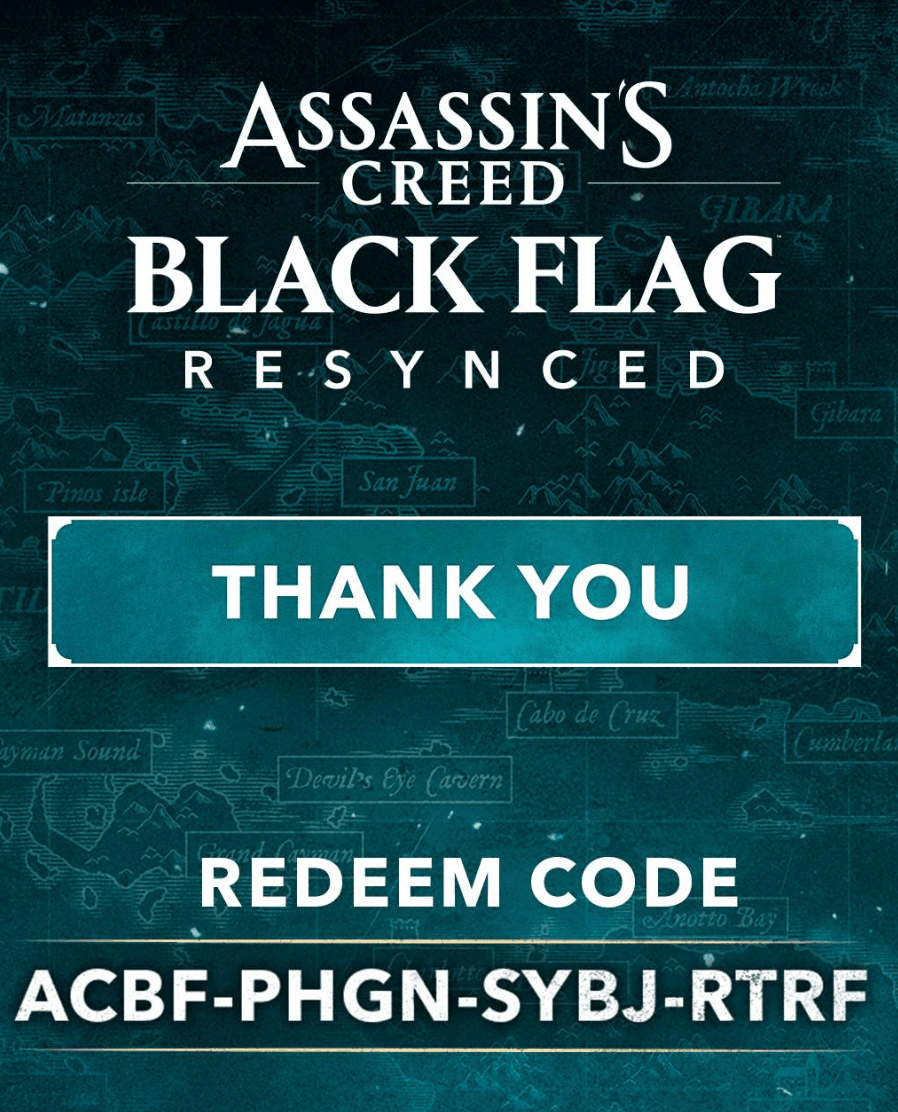 Assassin’s Creed Black Flag Resynced Free Rewards Announced