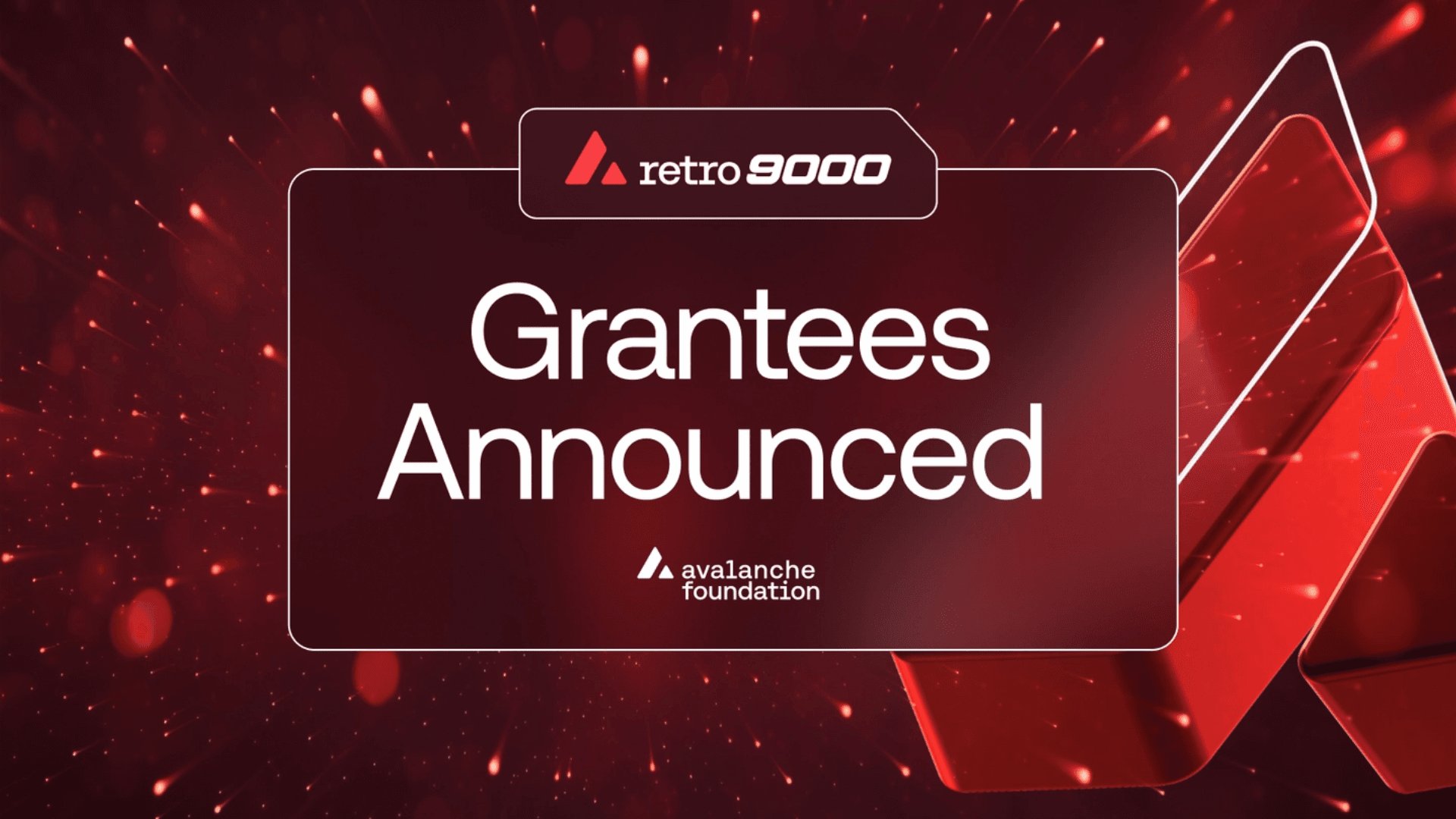 Avalanche Reveals First Retro9000 Grantees