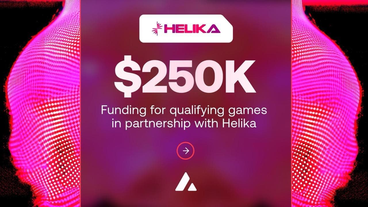 Avalanche 与 Helika 推出 25 万美元 Web3 游戏加速器 image