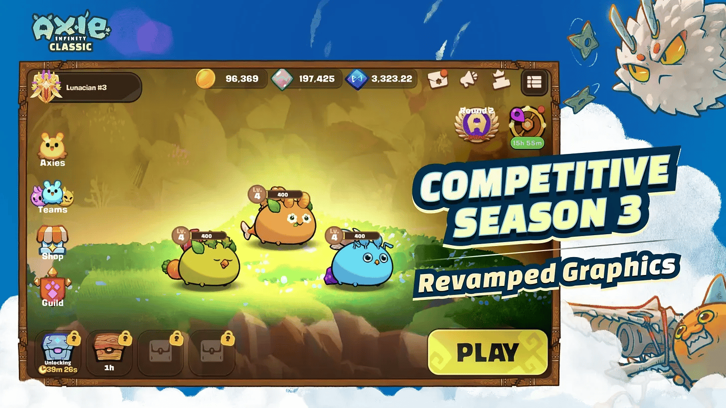 Axie Classic Competitive Season 3 Major Updates image