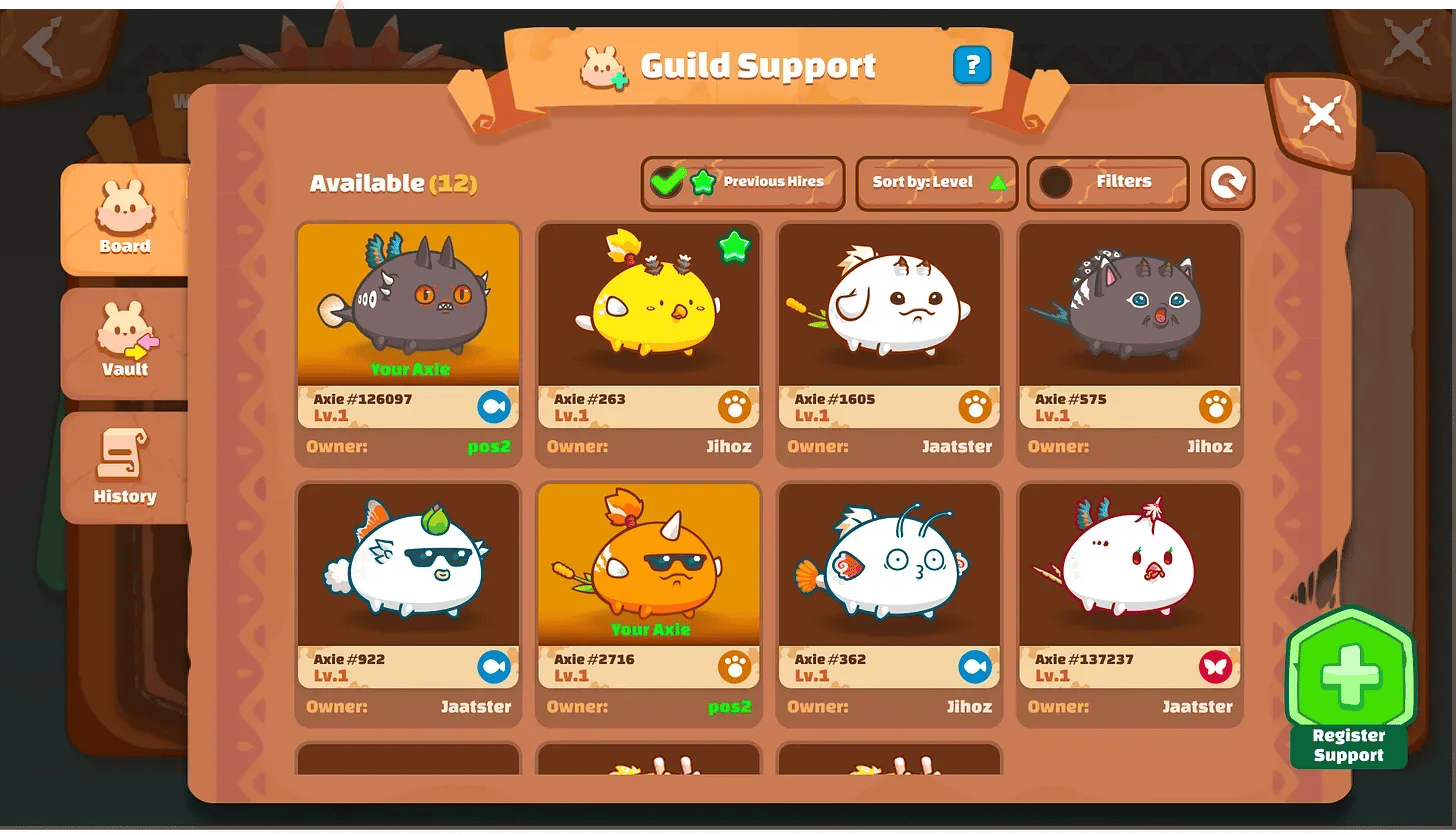 Axie Infinity Classic Guilds Are Now Live