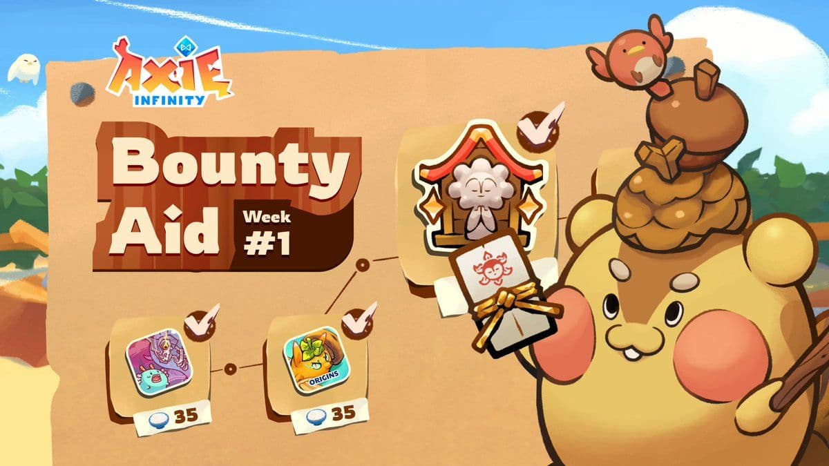 Axie Infinity เปิดตัว Axie Bounty Aid image