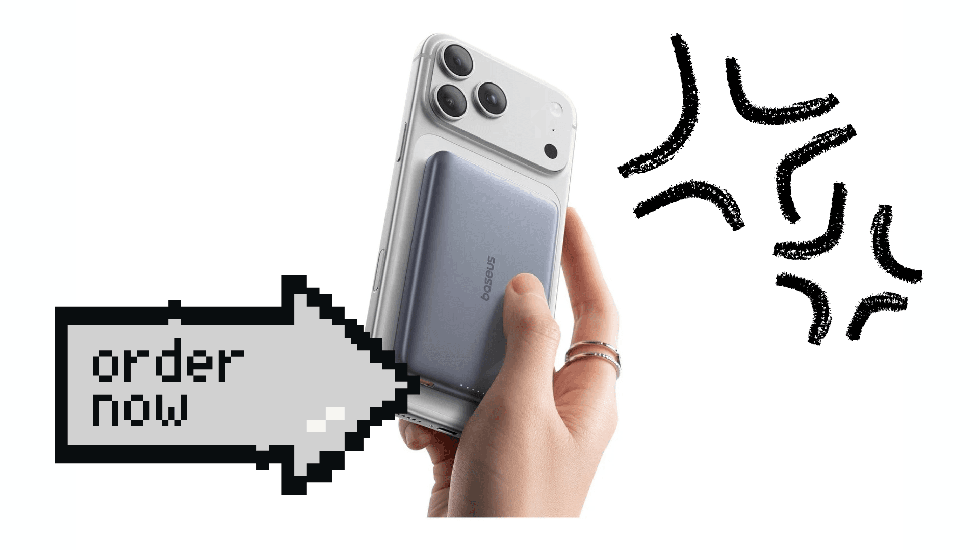 Baseus 10000mAh MagSafe Power Bank Sale on Amazon