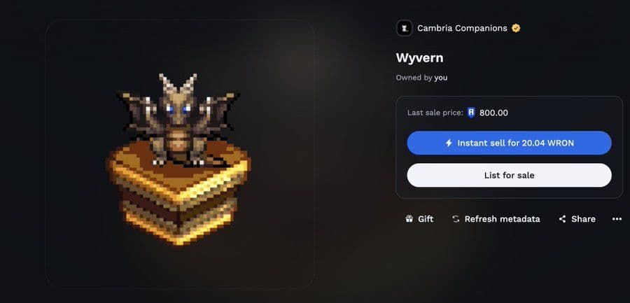 Cambria's New Burn-to-Earn Model