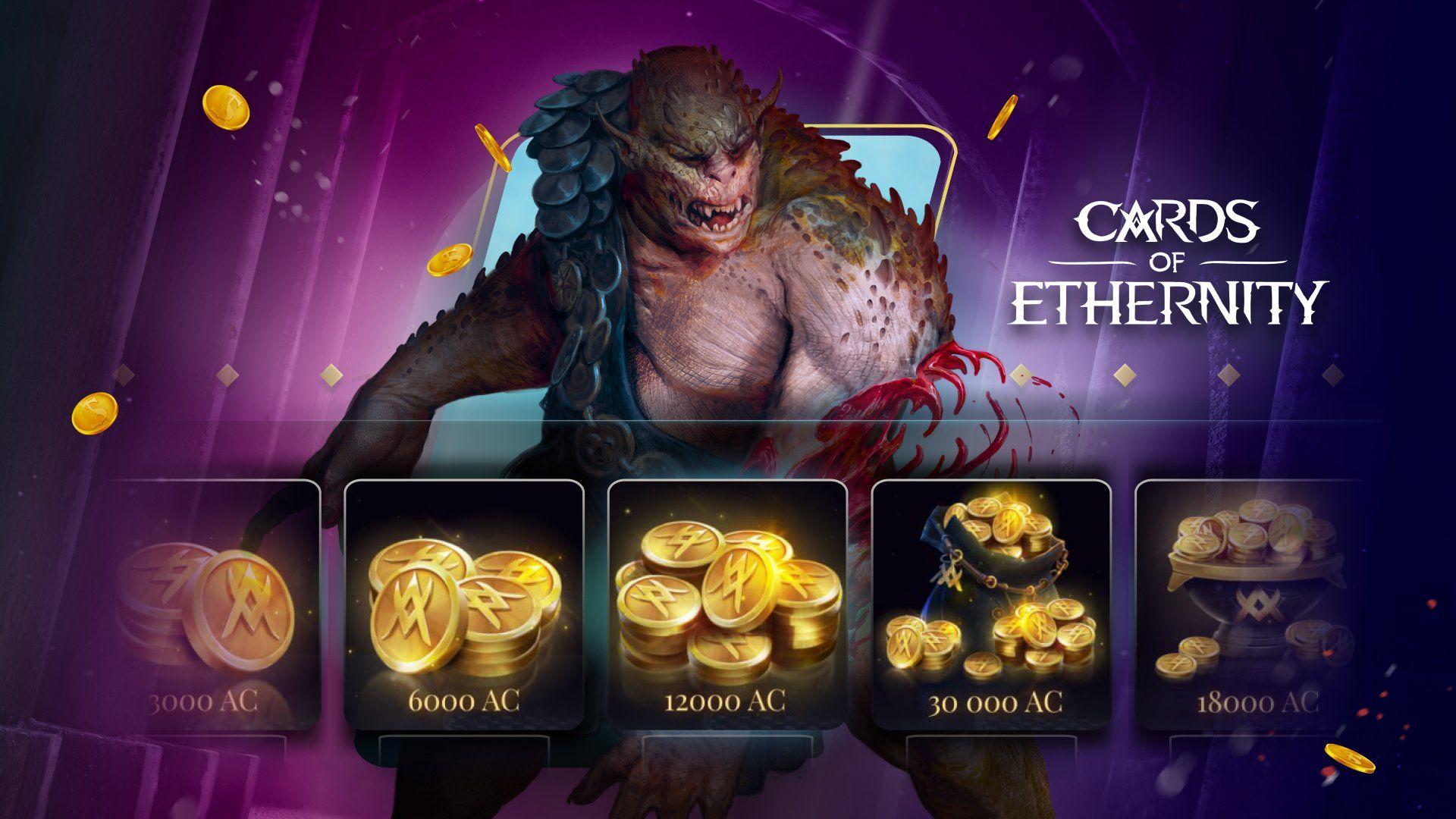 Aether Games представила магазин Aether Coins для Cards of Ethernity image