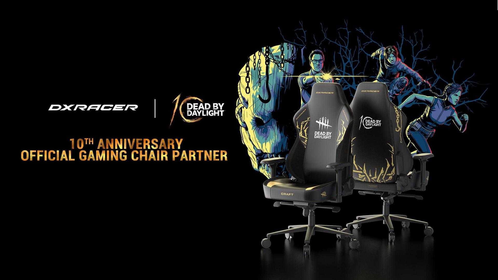 DXRACER Celebrates Dead by Daylight’s 10th Anniversary With Custom Gaming Chairs