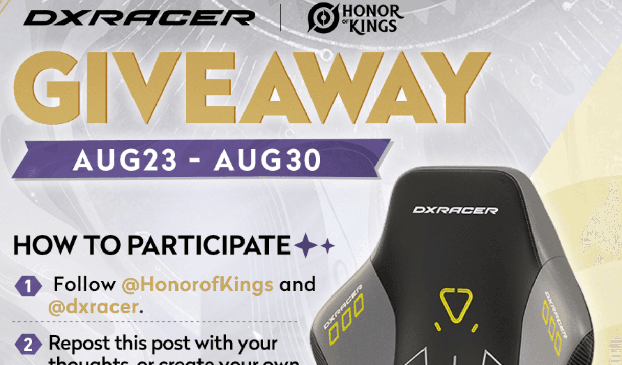 DXRACER Sponsors Honor of Kings IP Universe at gamescom 2026
