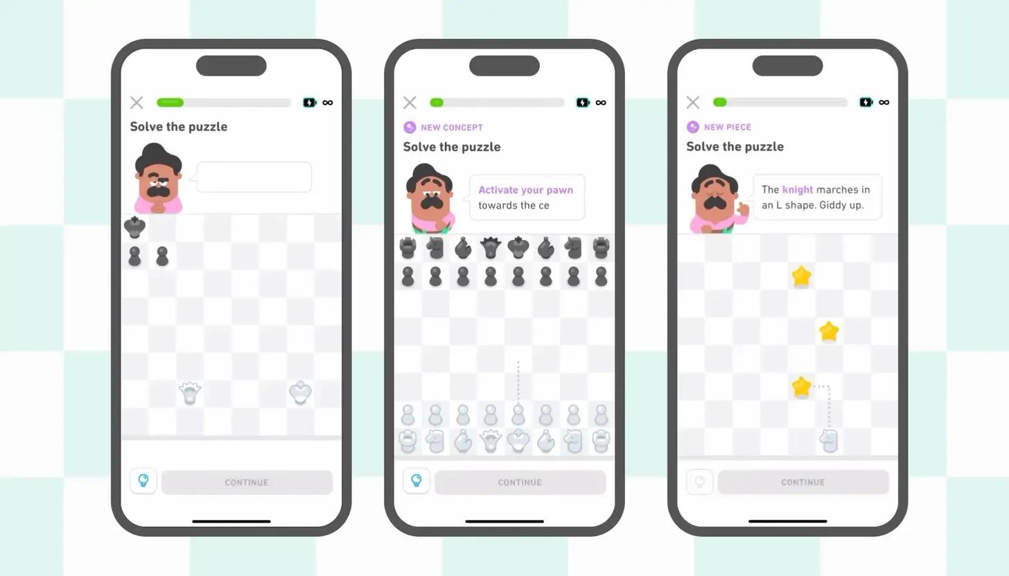 Duolingo Launches AI Chess Games