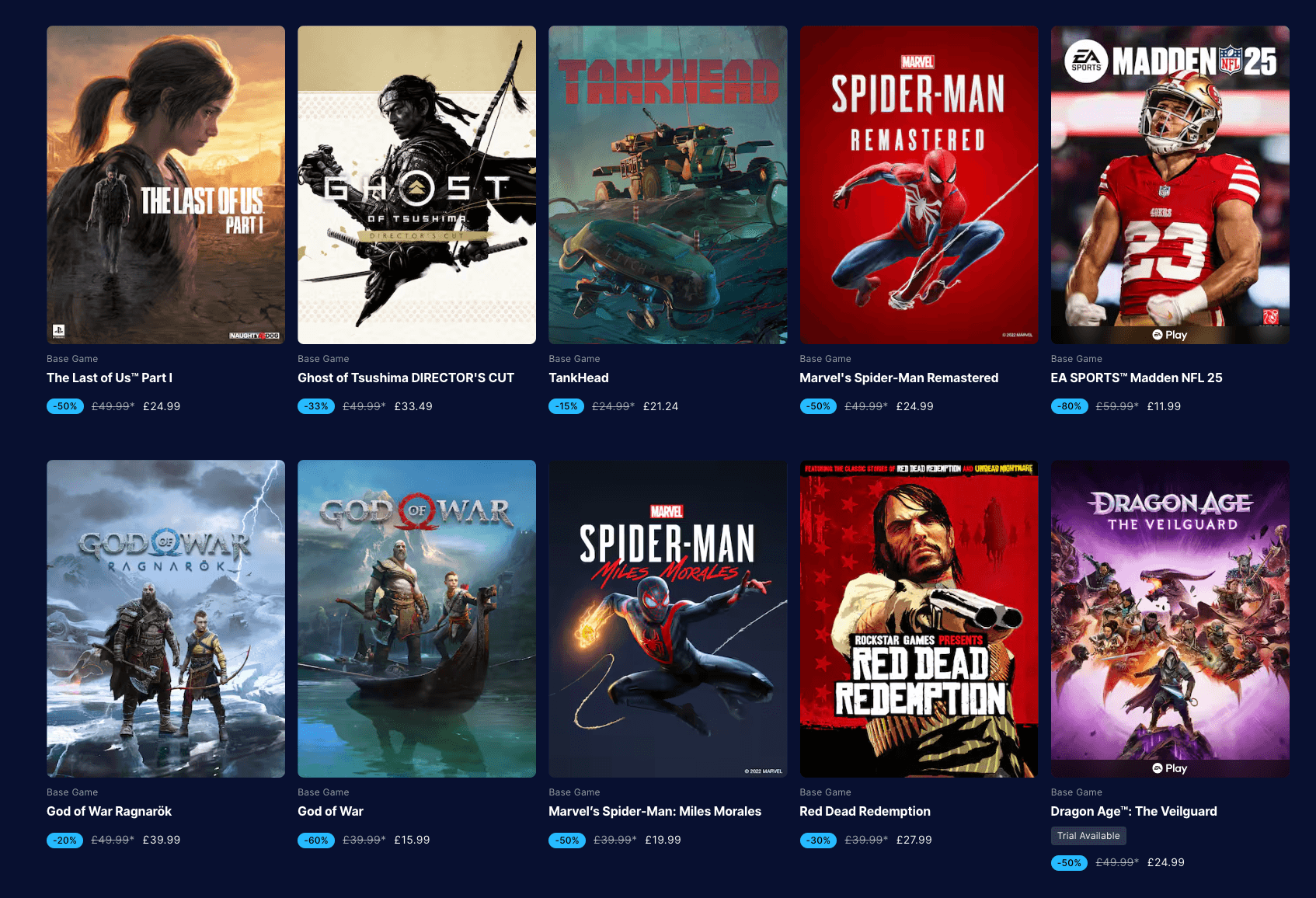 Epic Games Store Mega Sale 2025