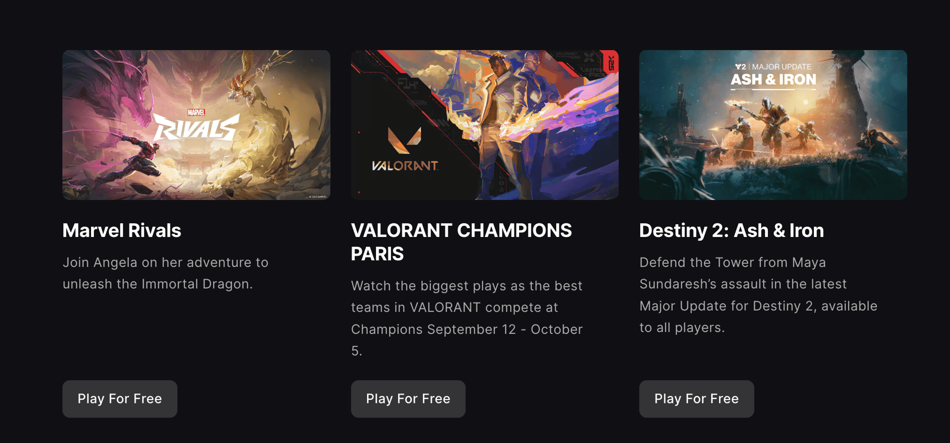 Epic Games Store Newest Free Games