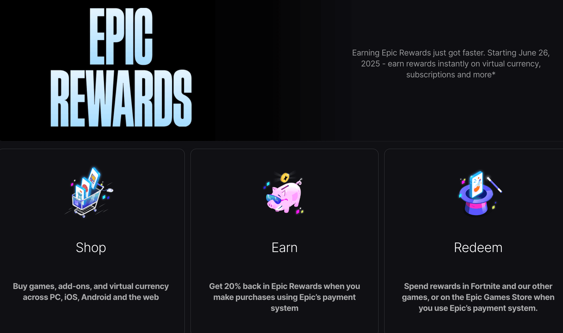 Epic Games Updates Epic Rewards
