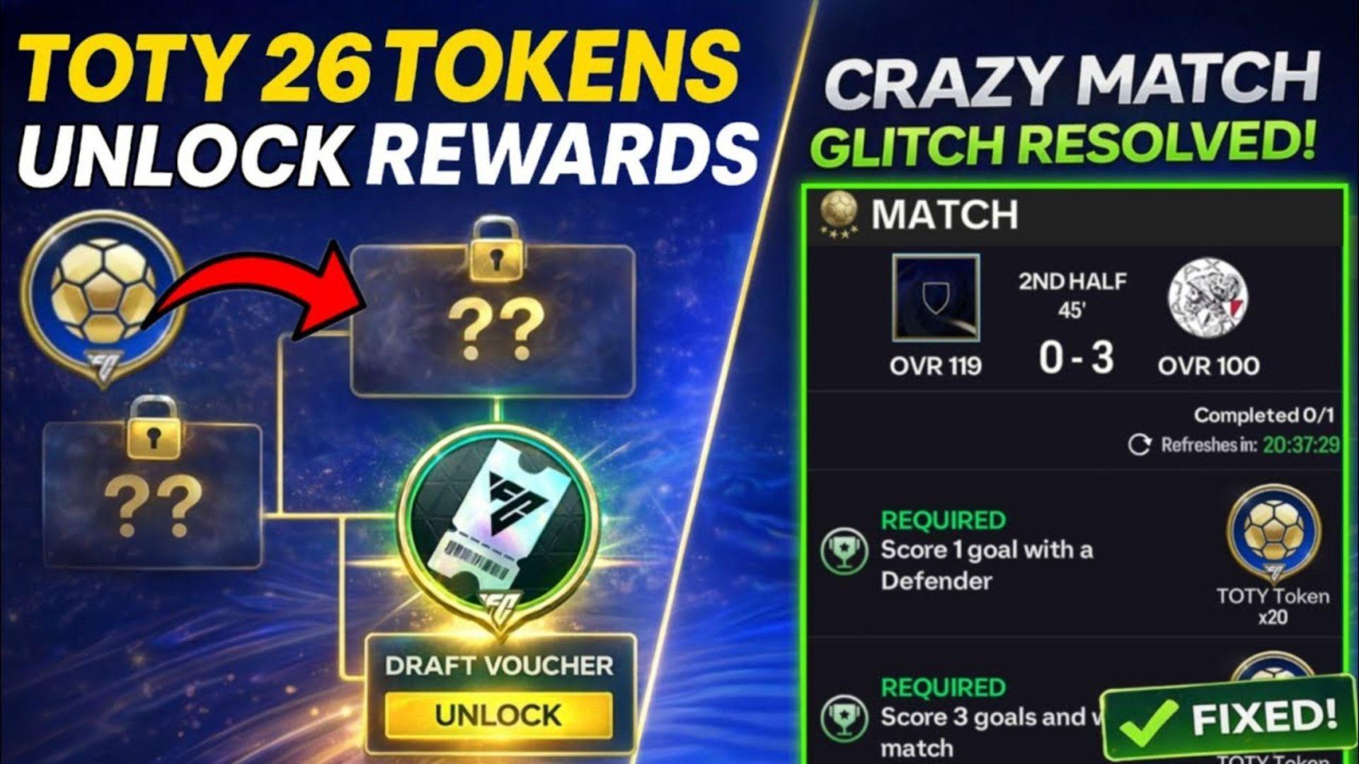 FC Mobile Code Unlocks TOTY Vouchers and Rankup Tokens