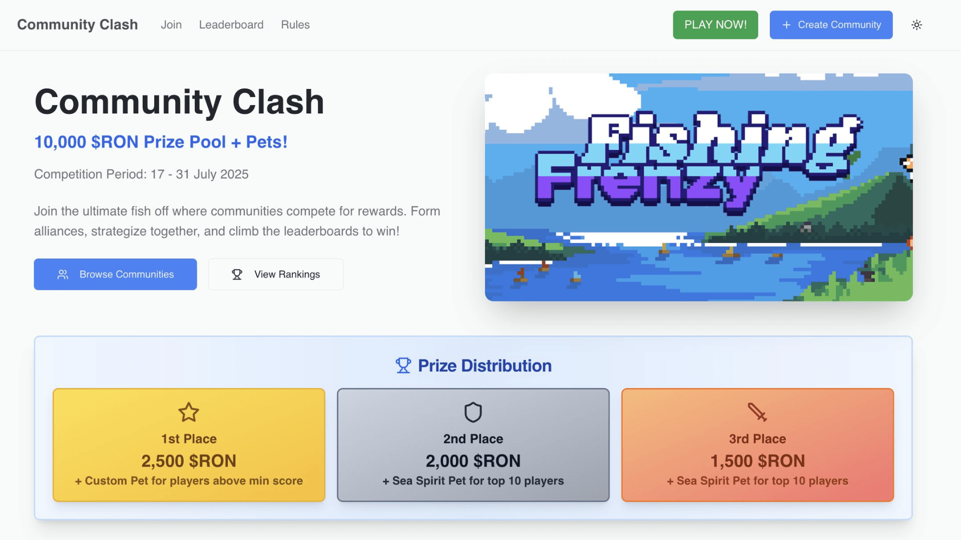 بطولة Fishing Frenzy 10k $RON image