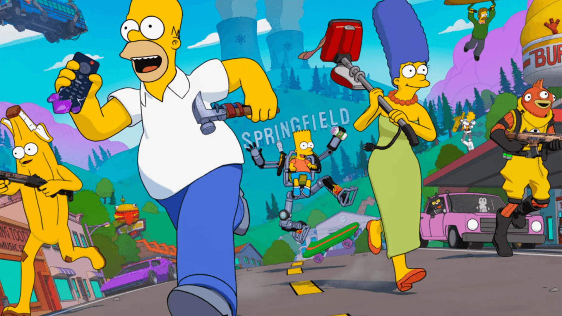 Fortnite The Simpsons Battle Pass Details