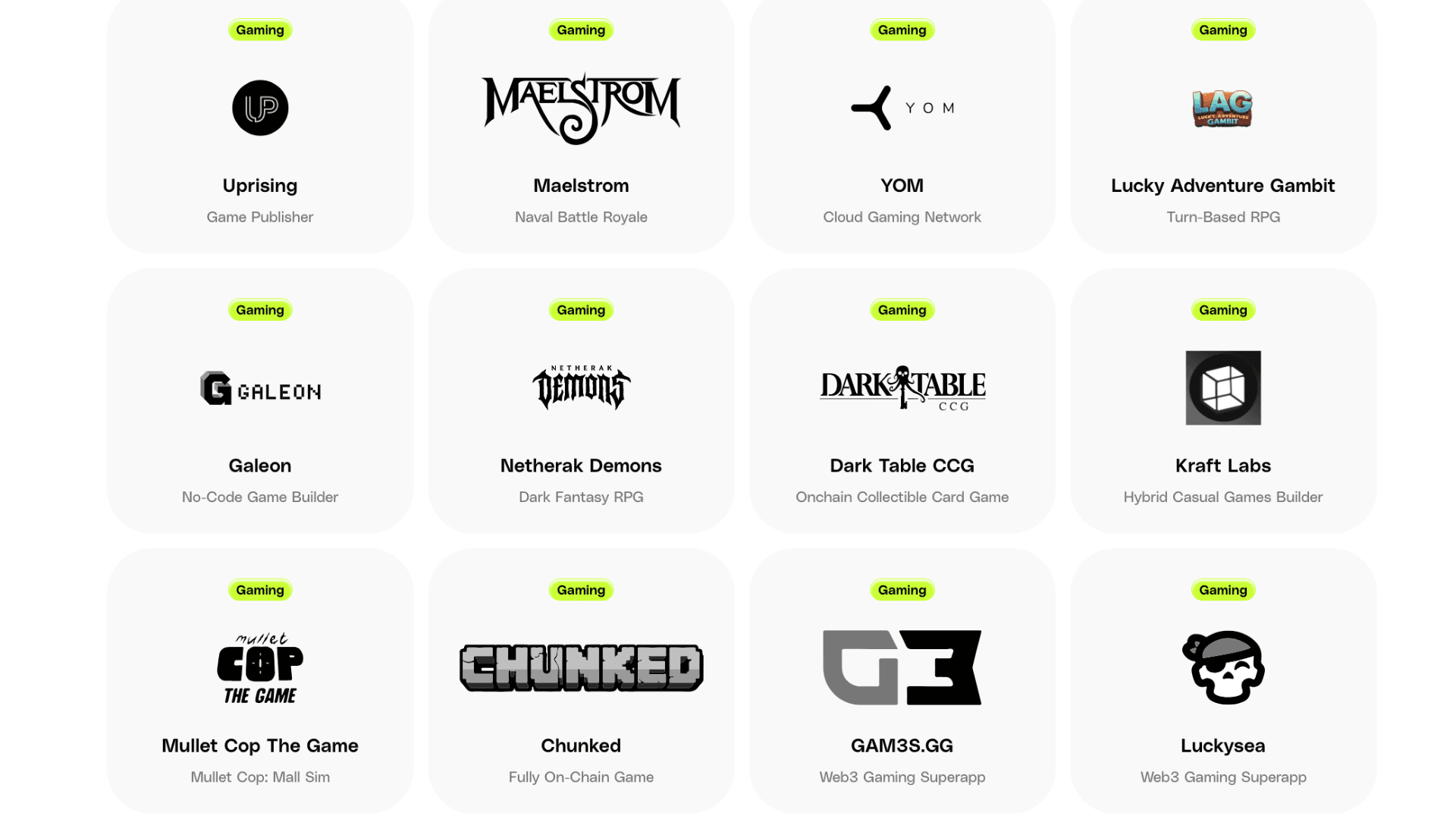 Vier Spiele auf der Somnia Blockchain image