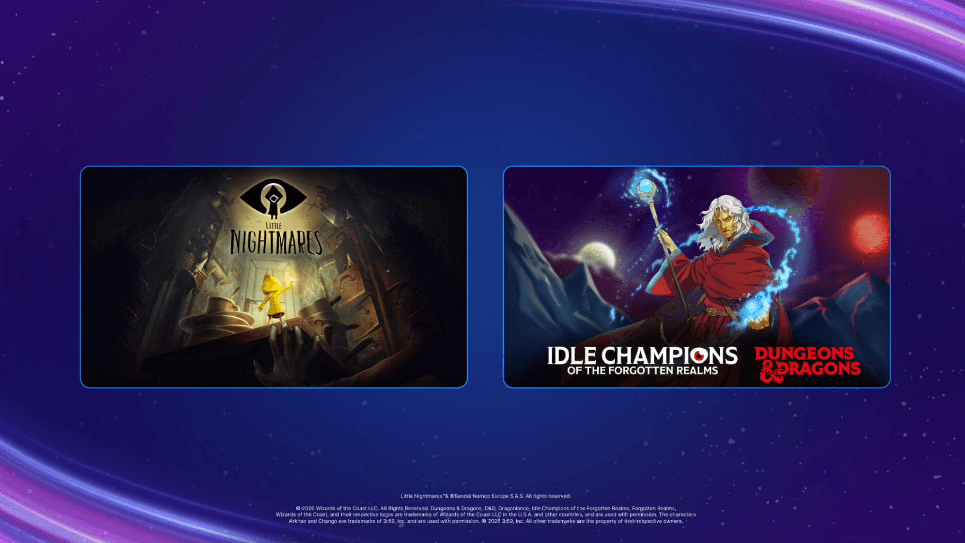 Little Nightmares and Idle Champions Free on Epic Games Store