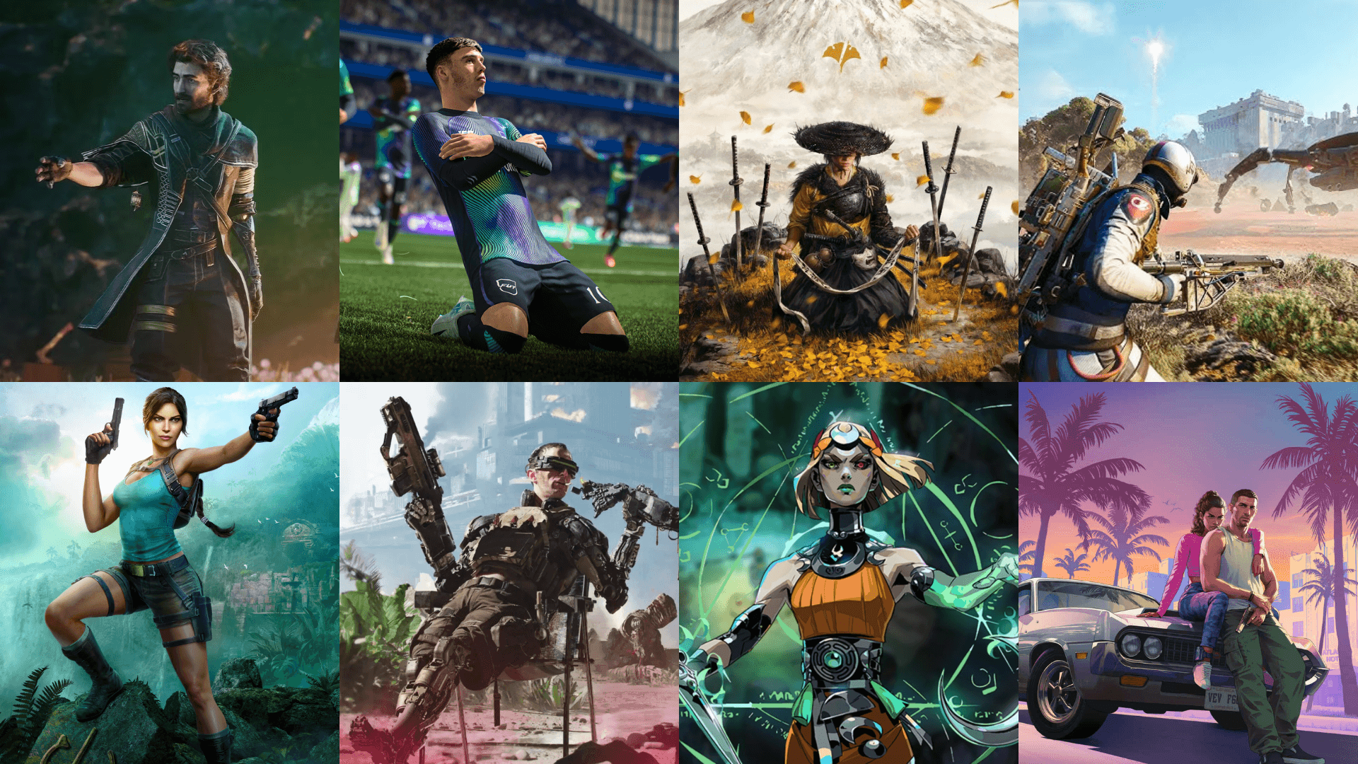 Trending games collage