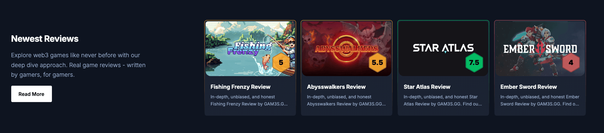 games.gg Season 1 XP Updates - Reviews