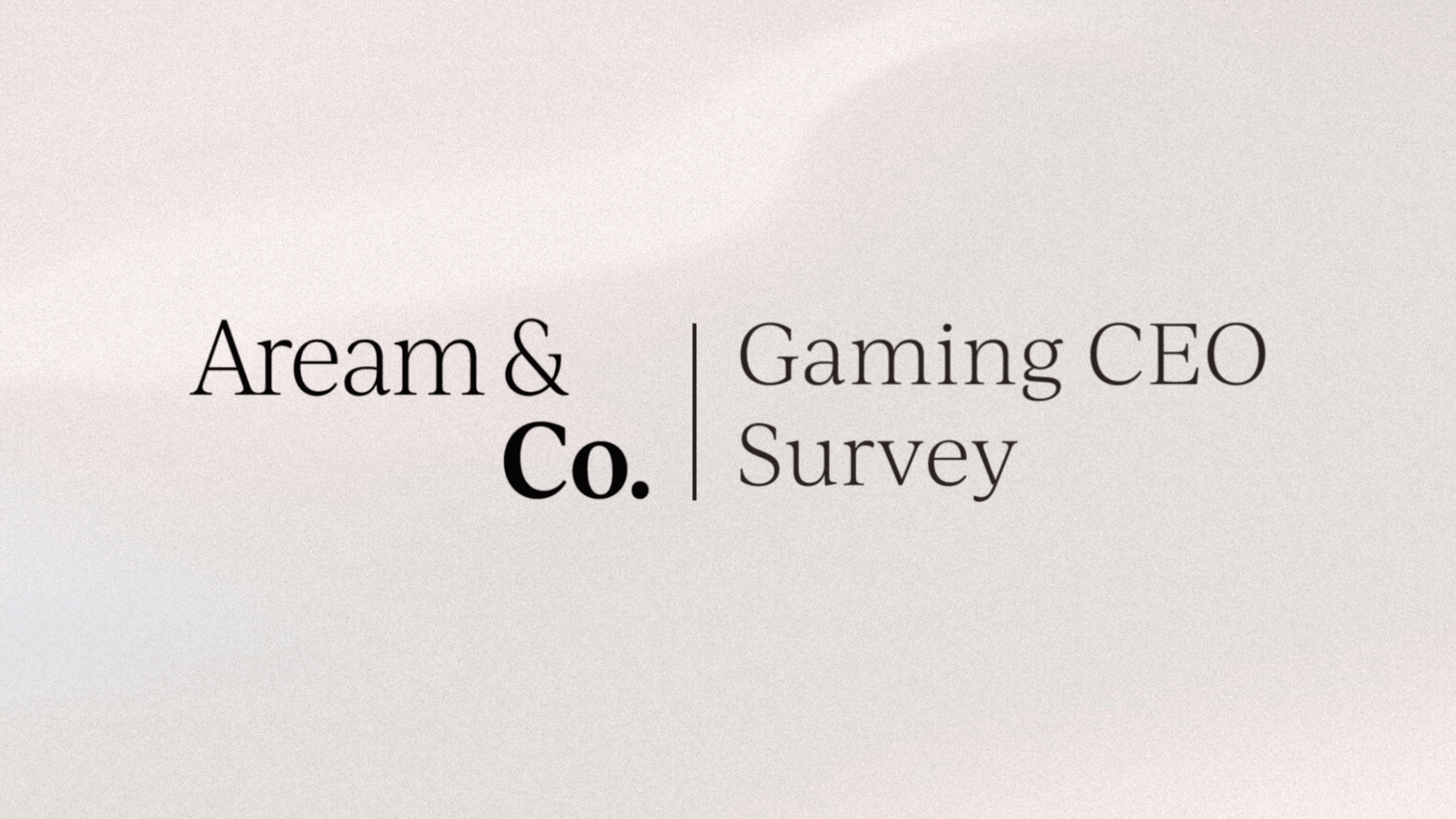 2025 遊戲產業趨勢：Aream & Co. 洞察 image