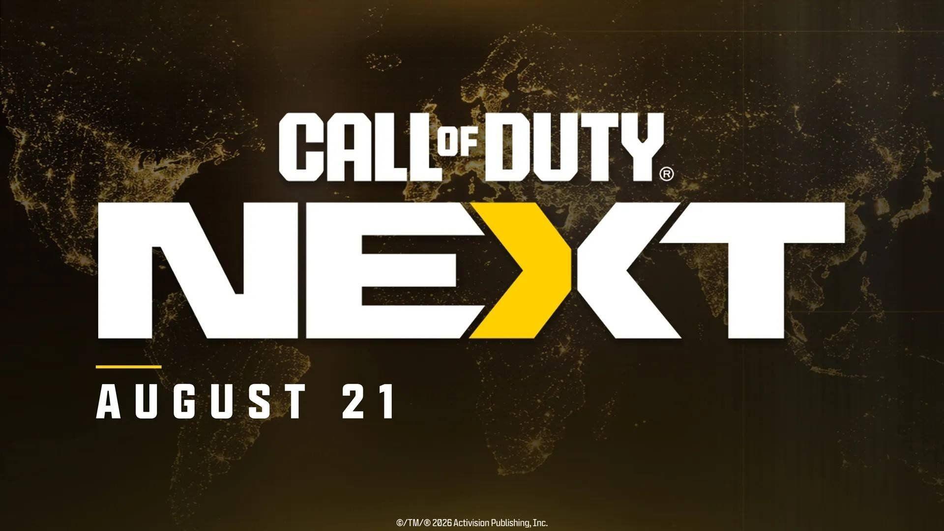 COD Next 2026 Showcase: How to Watch & Start Times