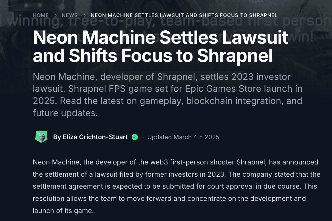 Has Shrapnel Shot Itself in the Foot?