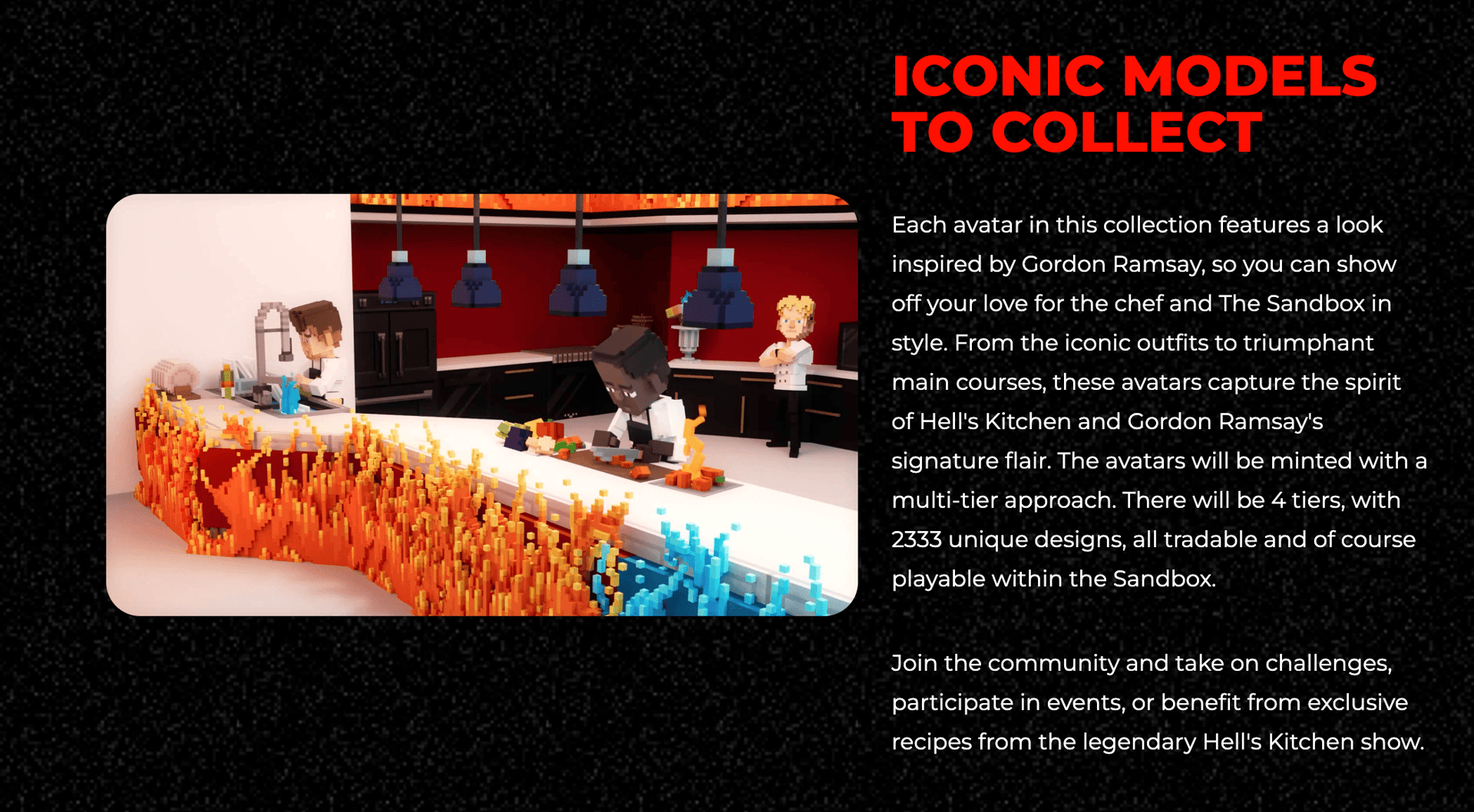 Hell’s Kitchen 在 The Sandbox 中的全新 Fork Off 體驗
