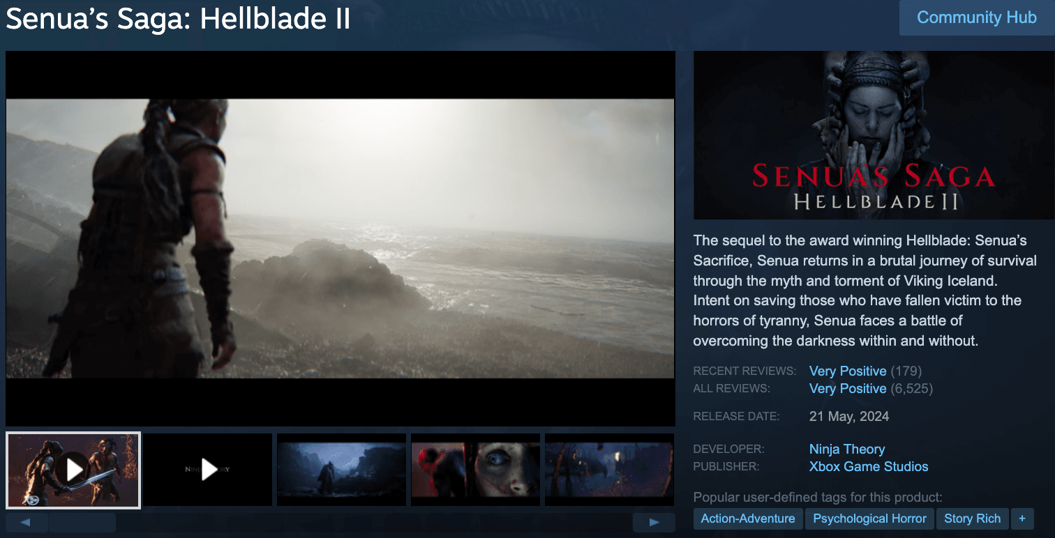 Hellblade 2 Is Coming to PlayStation 5