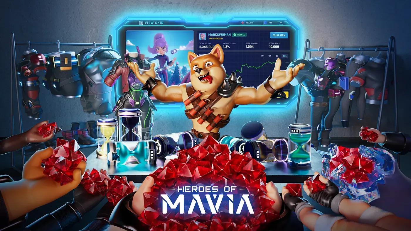 Heroes of Mavia Introduces Ruby Marketplace for In-Game NFT Trading image
